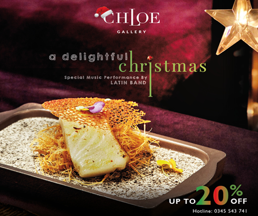Festive culinary journey at Chloe Gallery at attractive prices