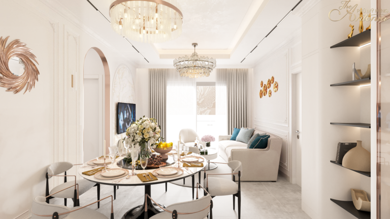 The Antonia apartments – Sophisticated and luxurious beauty with a semi-classical style