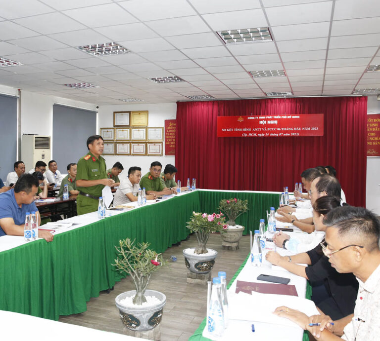 Phu My Hung conducts a preliminary assessment of security, public order, and fire safety for the first half of 2023