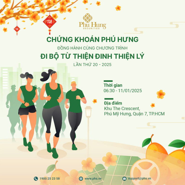 Chứng khoán Phú Hưng đồng hành cùng chương trình đi bộ từ thiện Đinh Thiện Lý