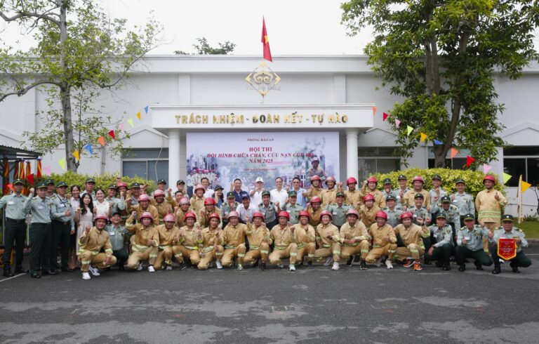 Đội bảo vệ Phú Mỹ Hưng tổ chức Hội thi PCCC