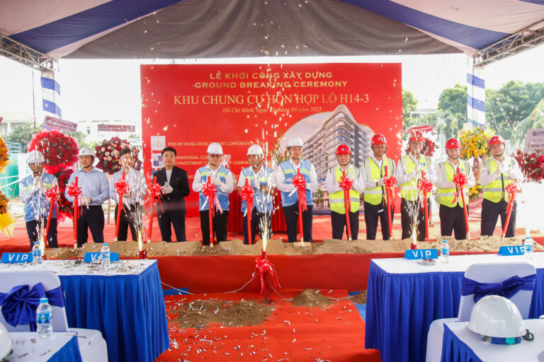Phu My Hung Breaks Ground on Apartment Project at Plot H14-3
